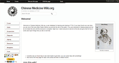 Desktop Screenshot of chinesemedicinewiki.org